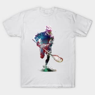 Lacrosse sport art #lacrosse #sport T-Shirt